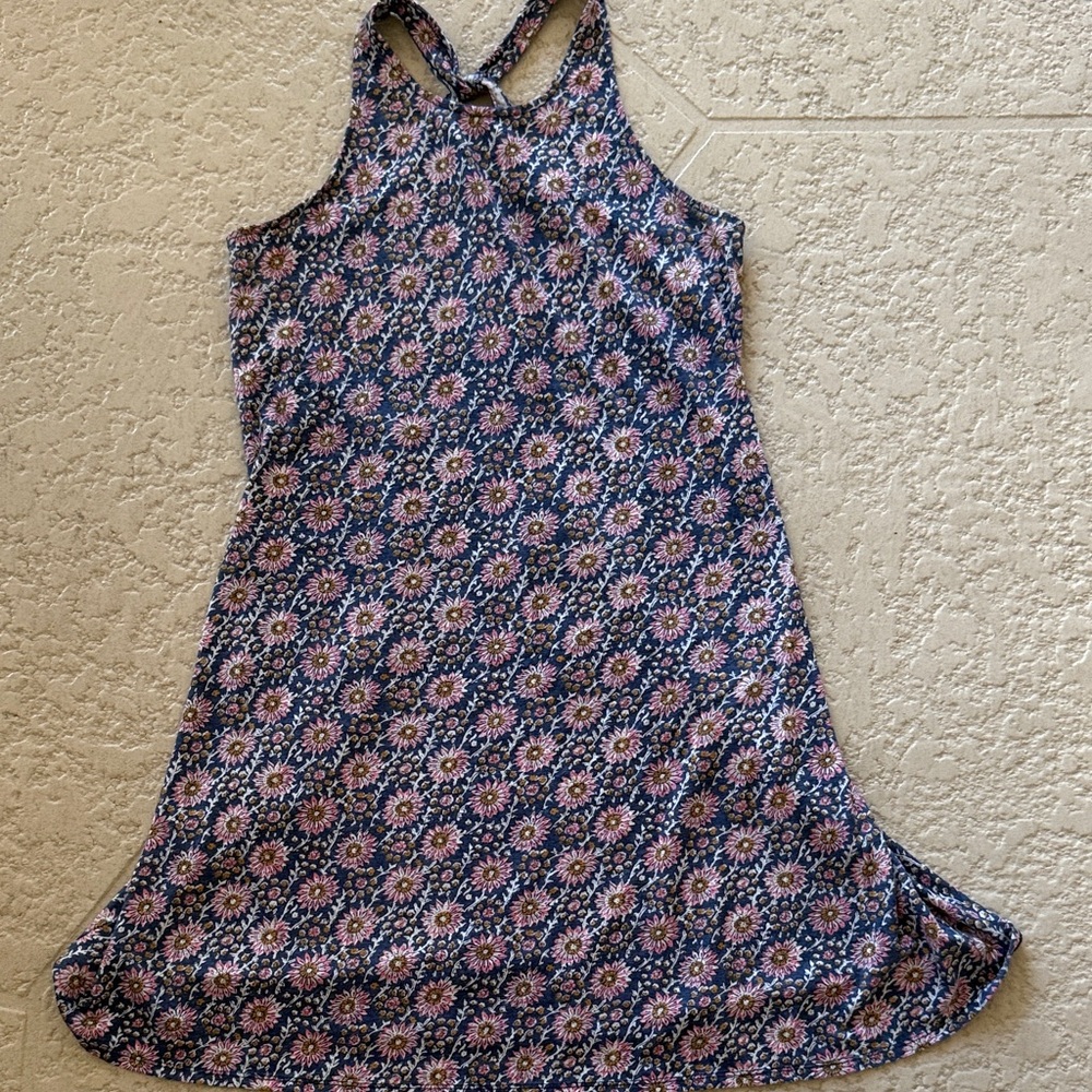 GAP Floral Patterned Dress - Blue and Pink